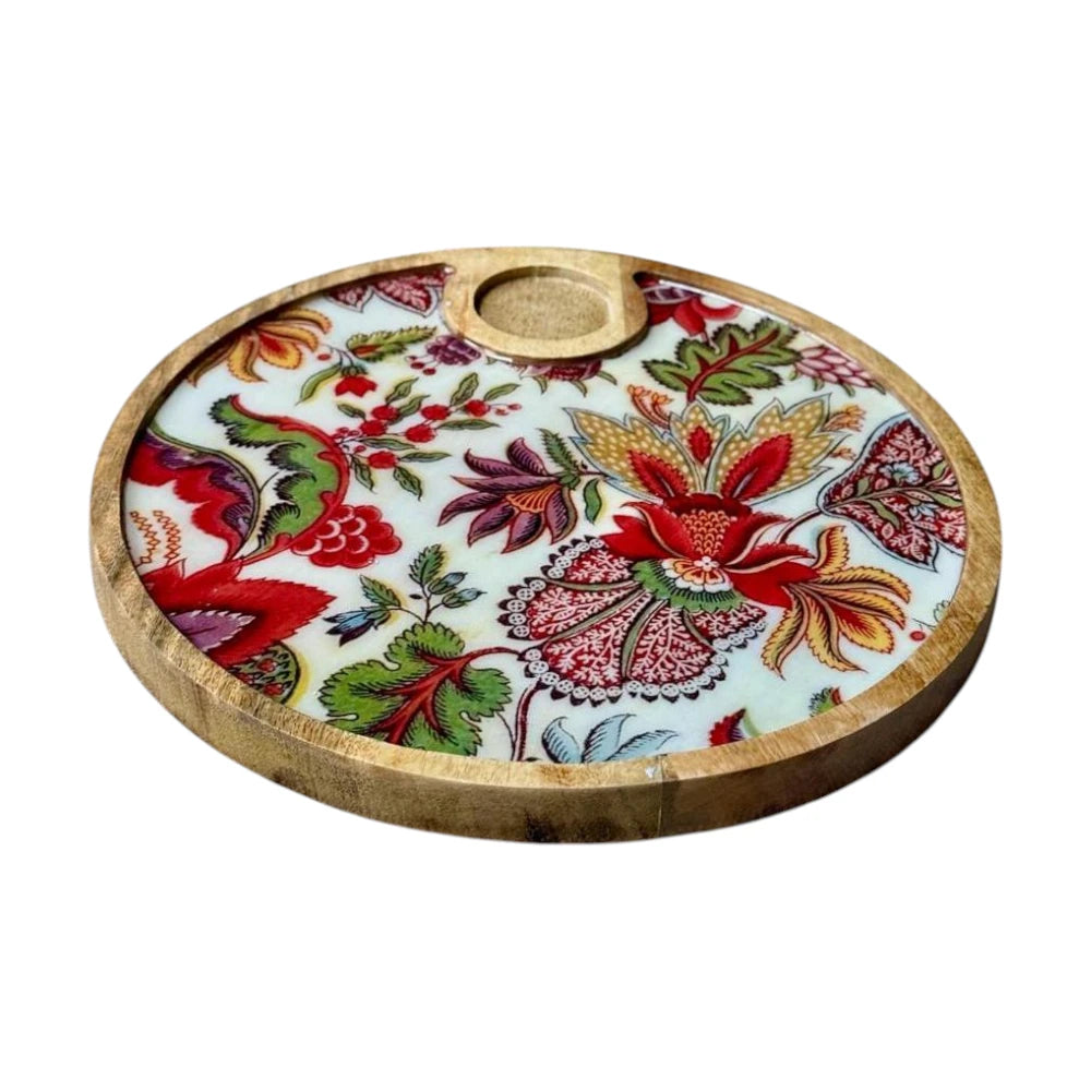 Wooden Platter Round 12inch | WPB-22