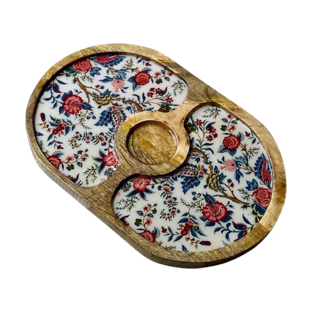 Wooden Serving Platter 12x8inch | WPB-26