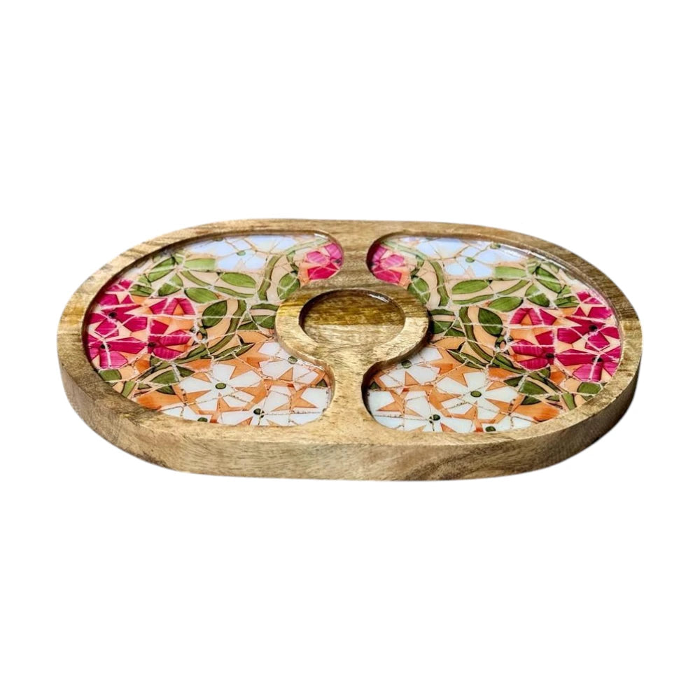 Wooden Serving Platter 12x8inch | WPB-30