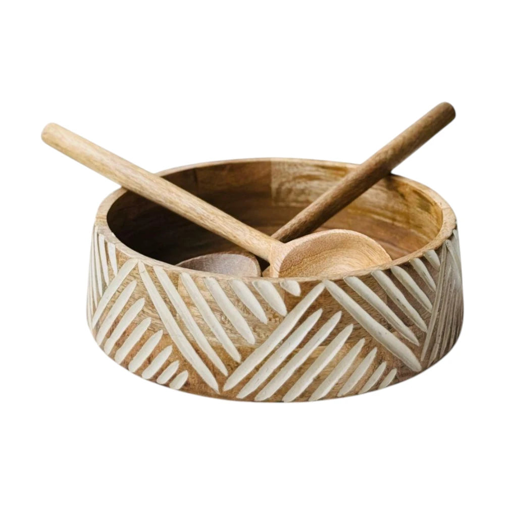 Salad Bowl 2 Pcs Set 10x2 inch | SBC-01