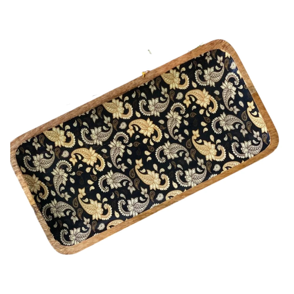 Wooden Platter with Bowl 14x7inch | WPB-10