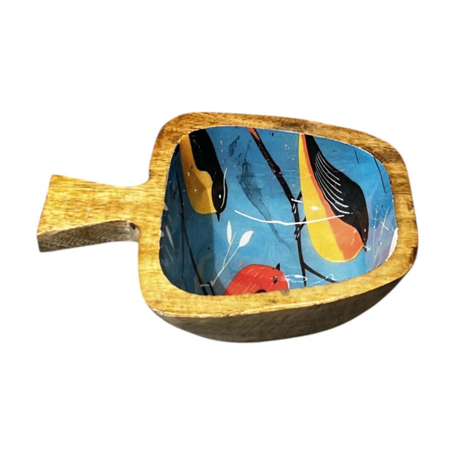 Apple Shaped Wooden Platter