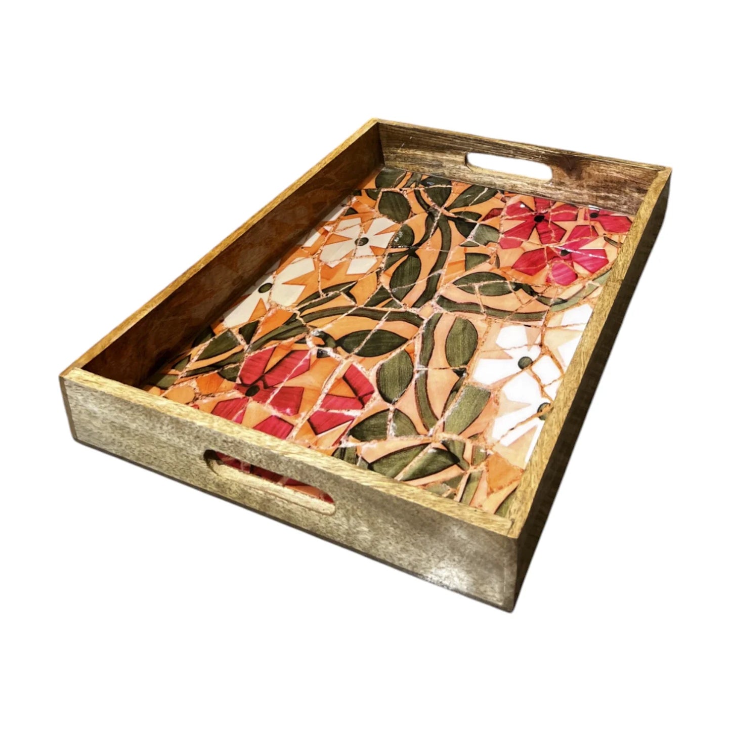 Wooden Tray, Epoxy Inlay | HWT-09