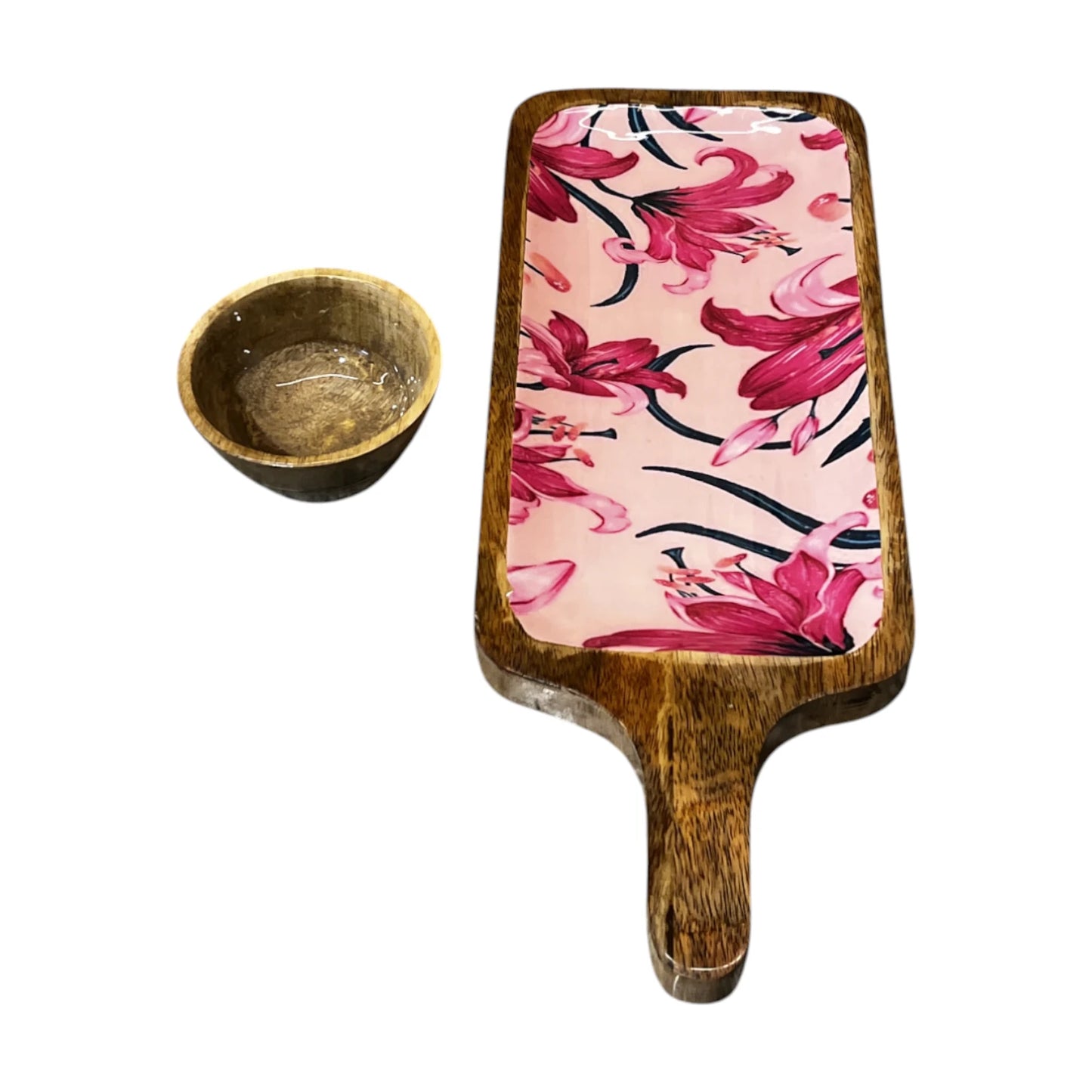 Wooden Serving Tray with Handle | STH-03