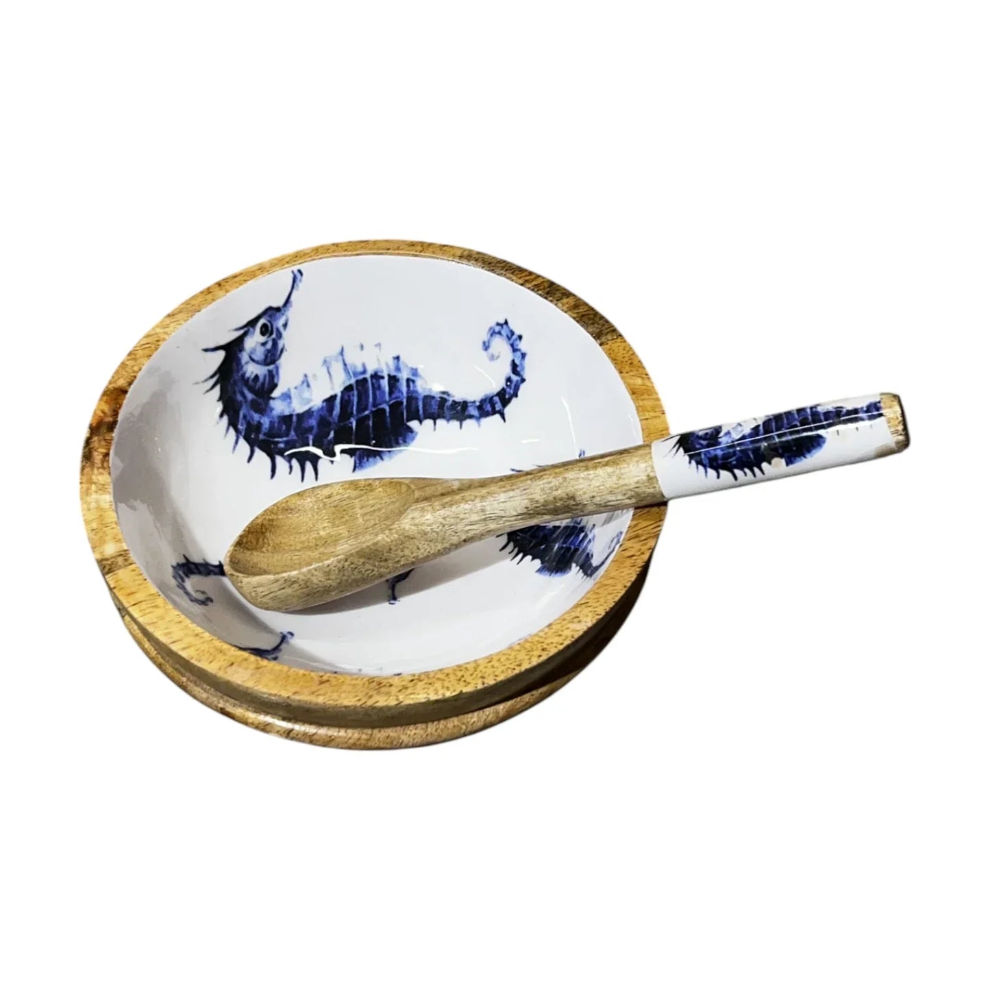 Handcrafted Salad Bowl 2 Pcs Set 7x3 inch