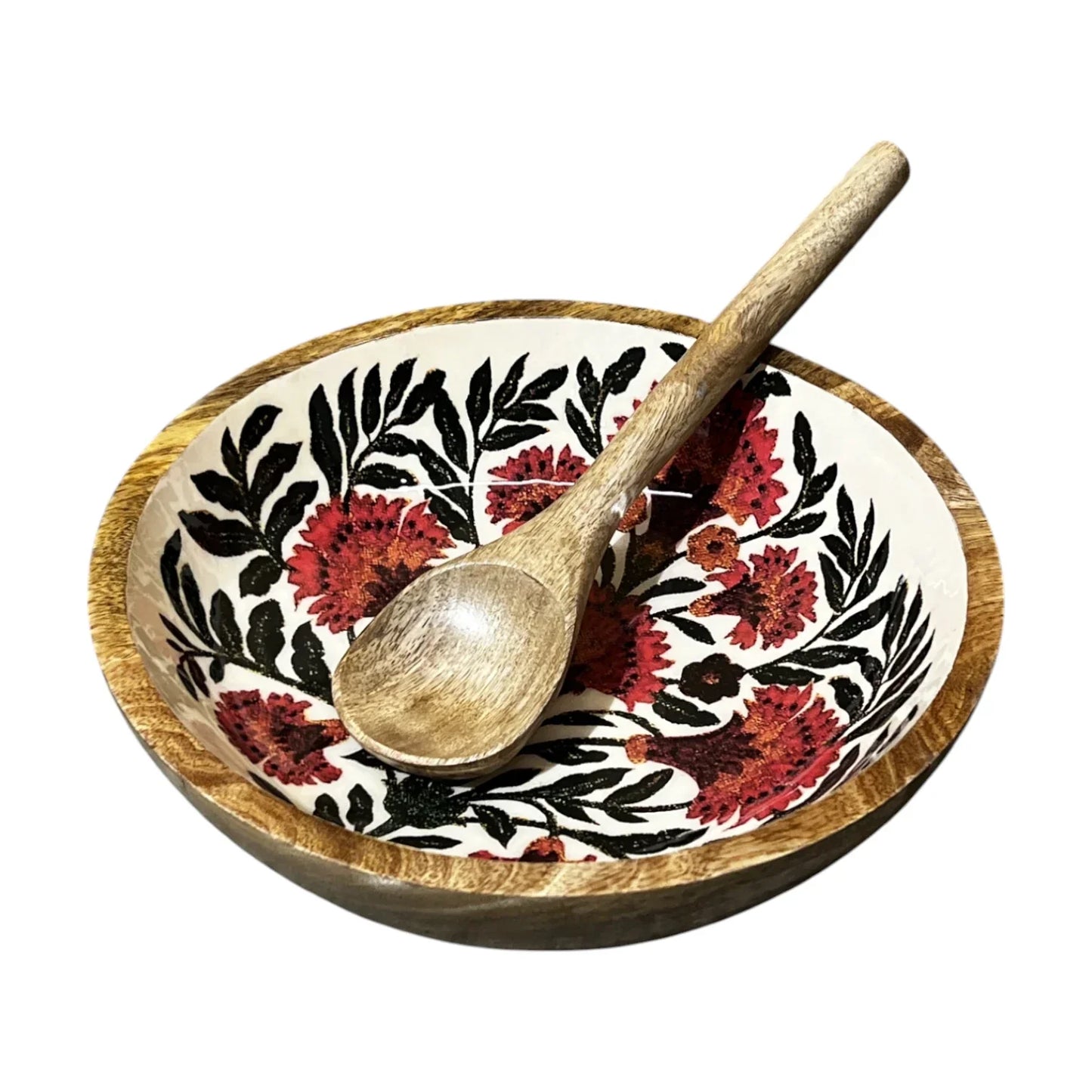 Handcrafted Salad Bowl 2 Pcs Set 10x4 inch