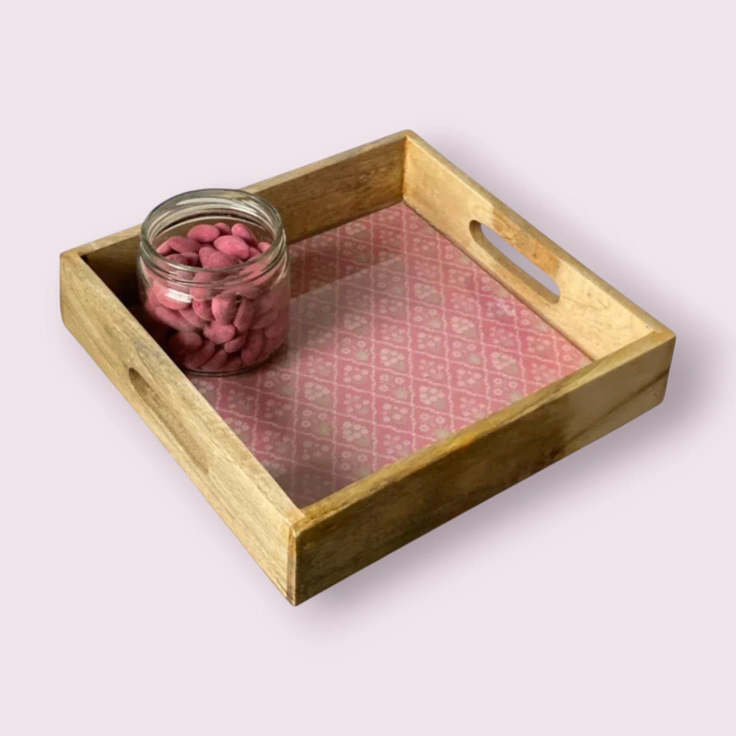 Wooden Serving Tray, Square