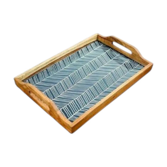 Wooden Tray, Epoxy Inlay | HWT-22