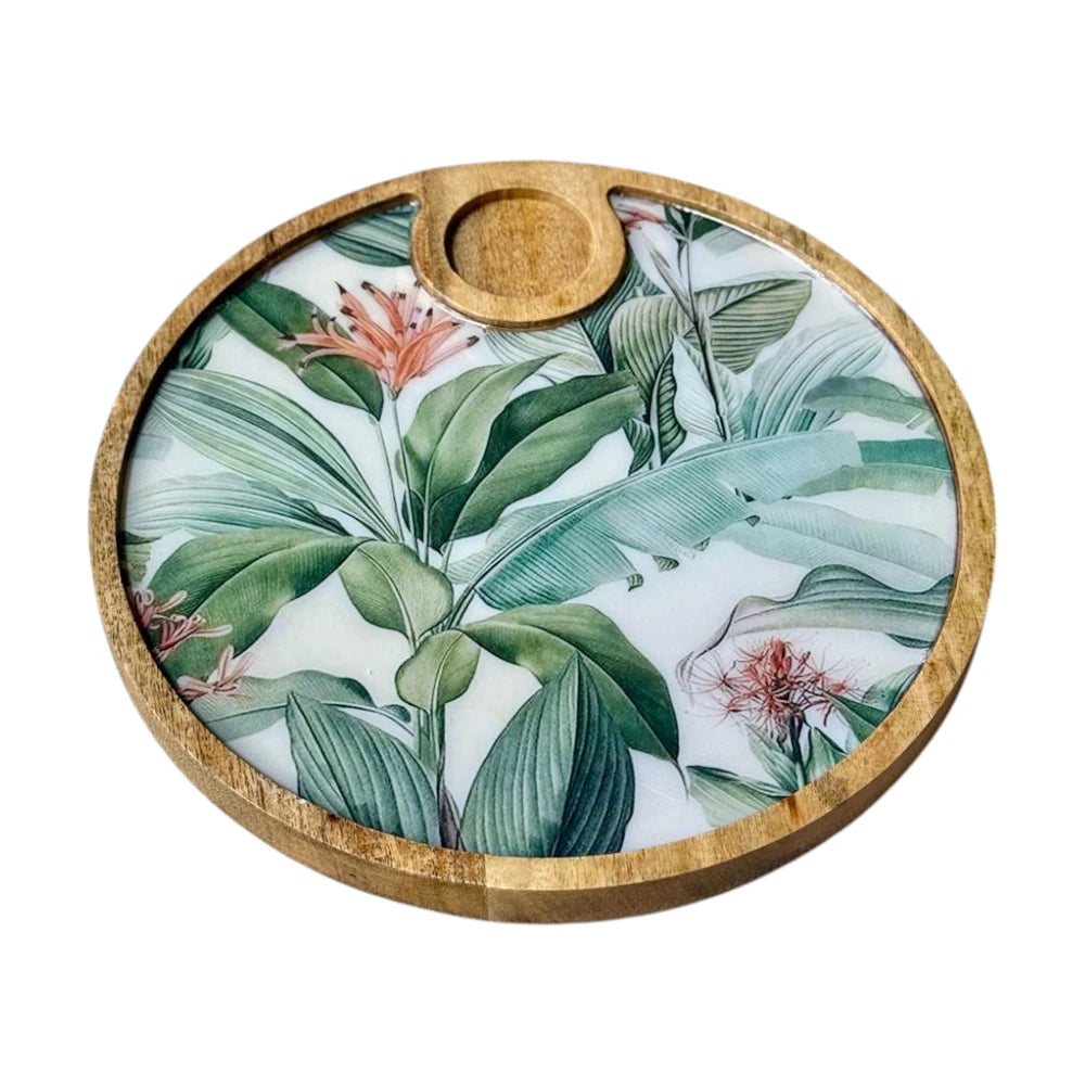 Wooden Platter Round 12inch  |  WPB-23