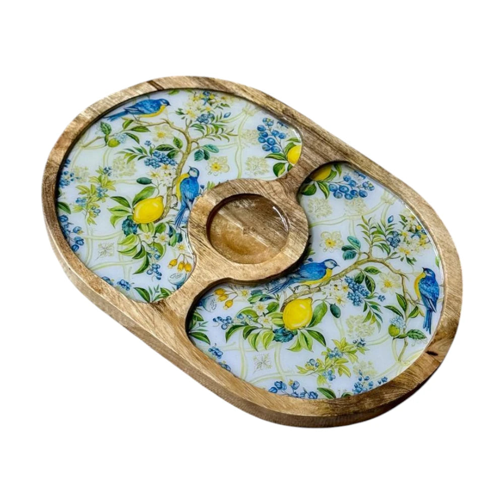 Wooden Serving Platter 12x8inch  |  WPB-27