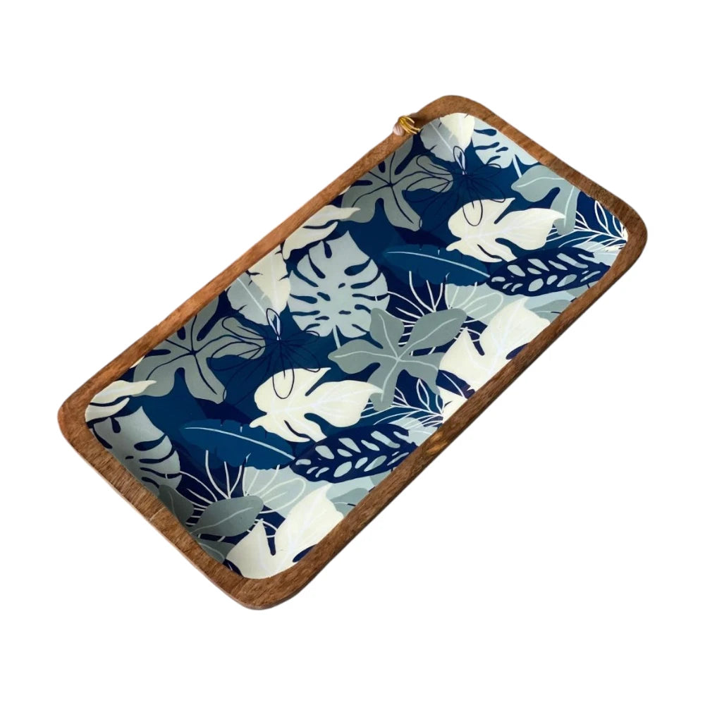 Wooden Platter with Bowl 14x7inch  |  WPB-07