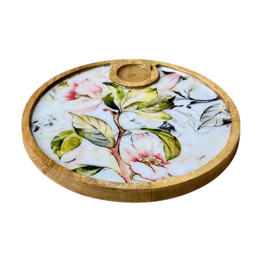 Wooden Platter Round 12inch  |  WPB-19