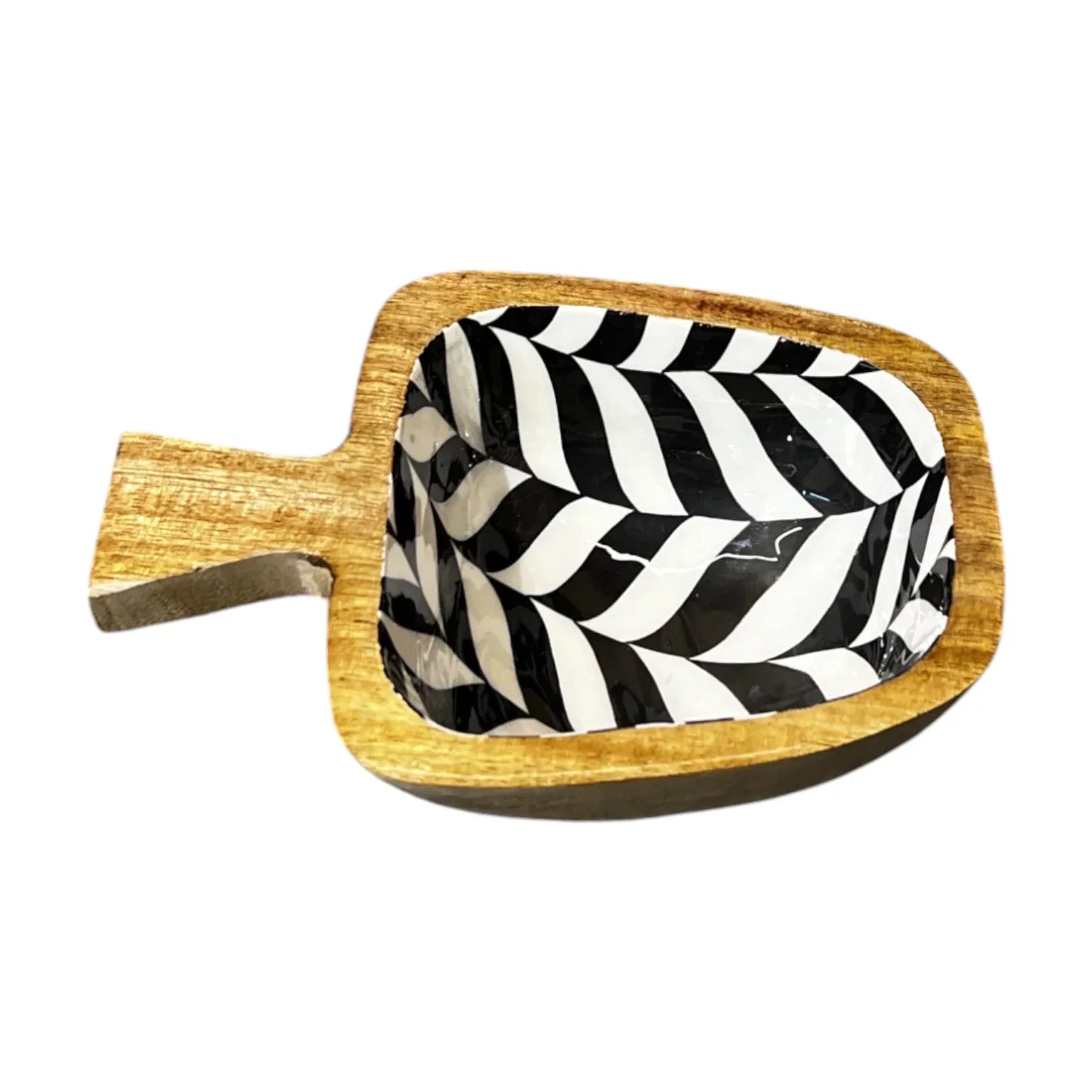 Apple Shaped Wooden Platter