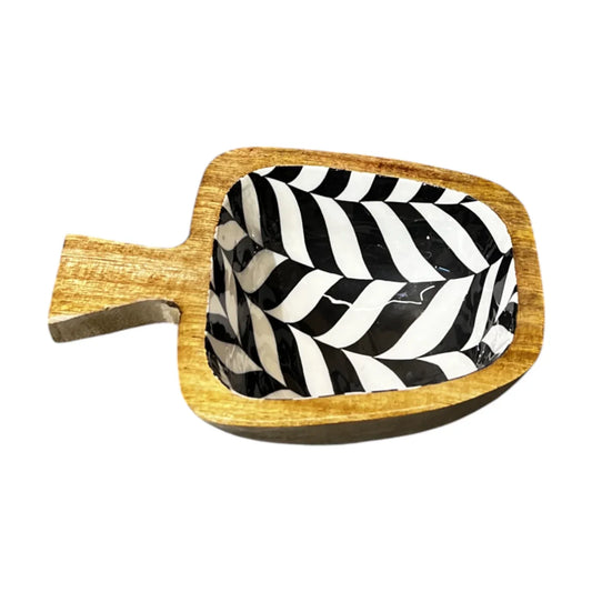 Apple Shaped Wooden Platter