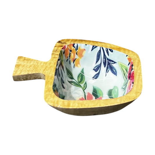 Apple Shaped Wooden Platter