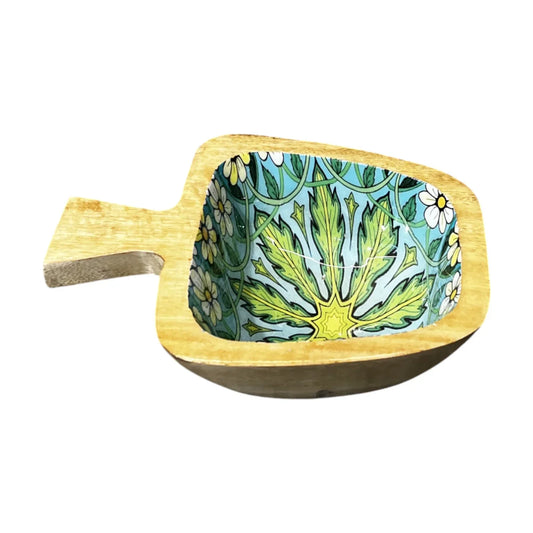 Apple Shaped Wooden Platter