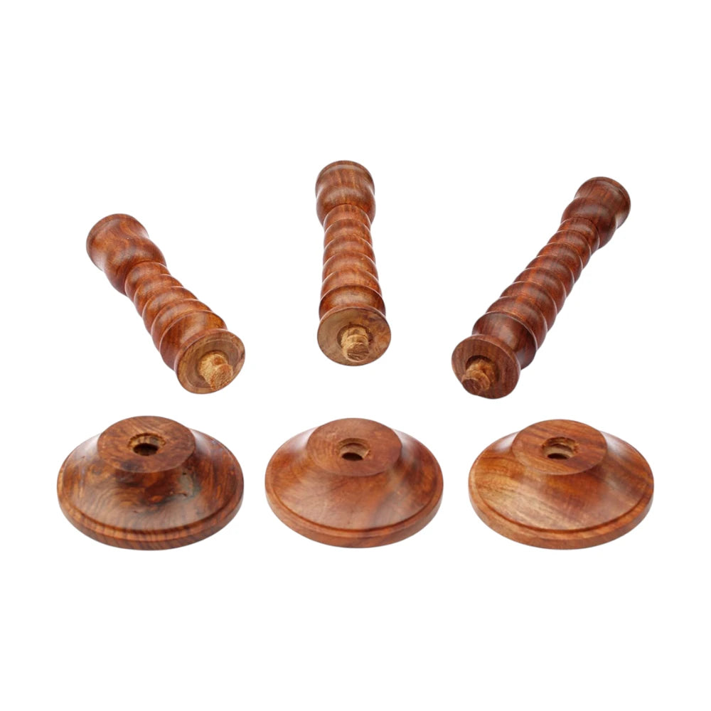 Wooden Candle Holder 3Pcs Set | WHC-03