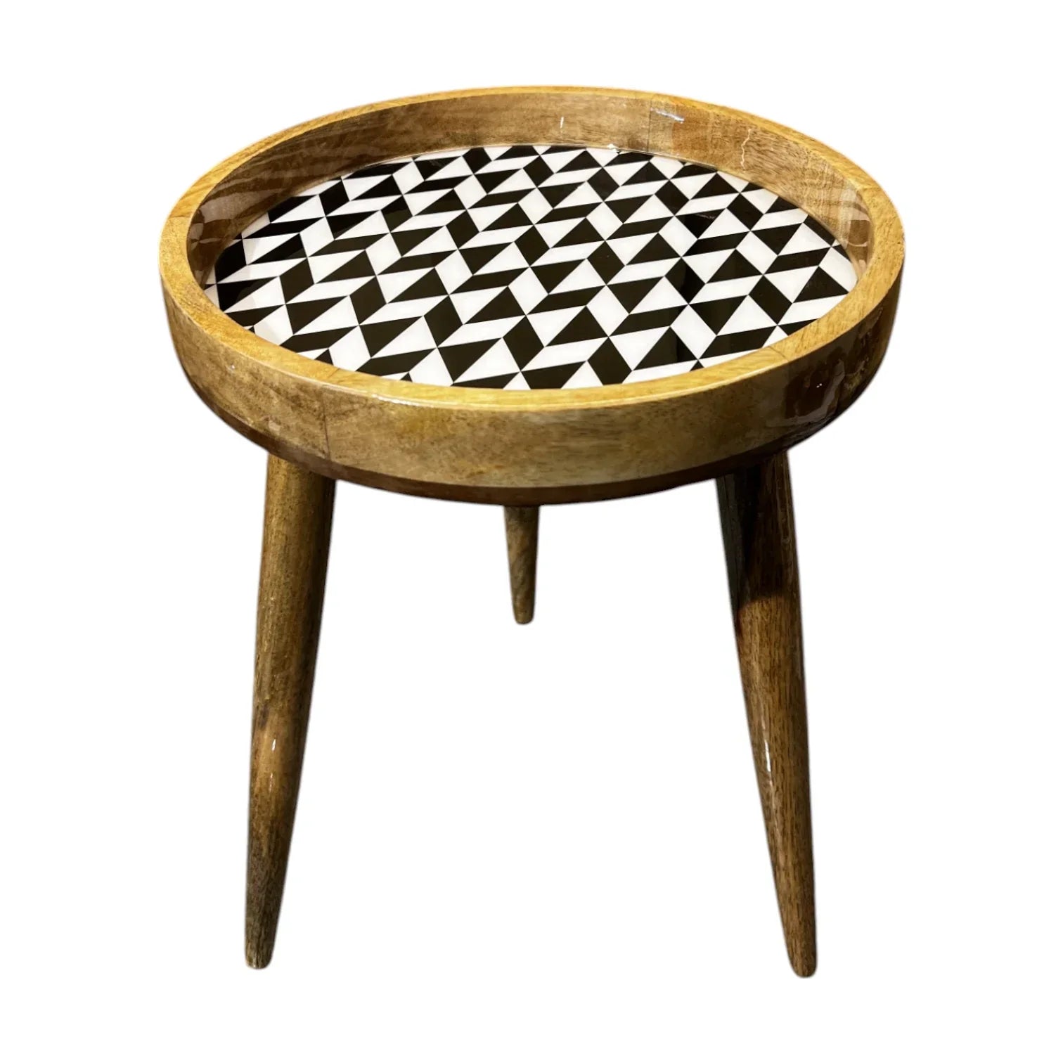 Handcrafted Foldable Wooden Stool