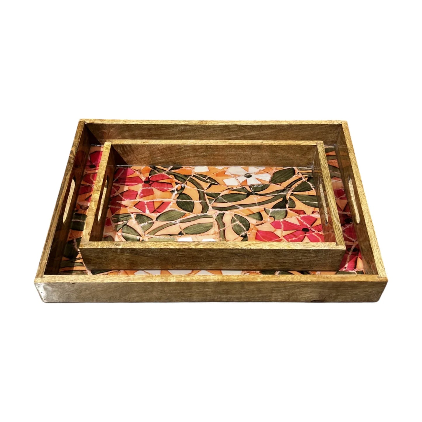 Wooden Tray, Epoxy Inlay | HWT-03