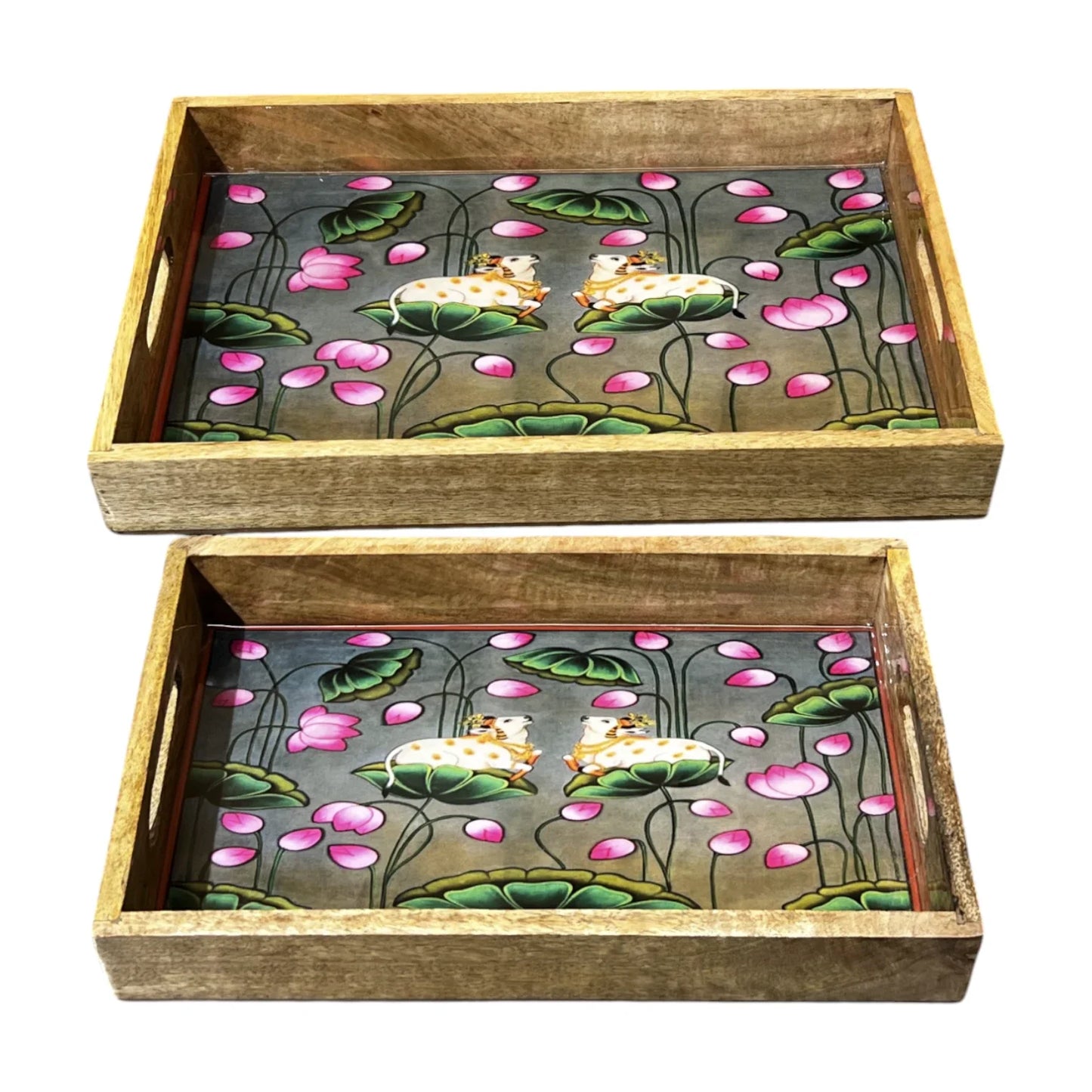 Wooden Tray, Epoxy Inlay | HWT-07