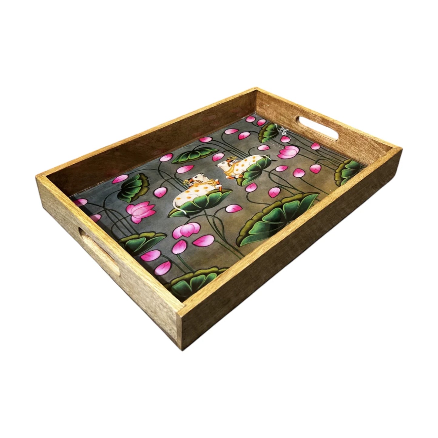 Wooden Tray, Epoxy Inlay | HWT-07