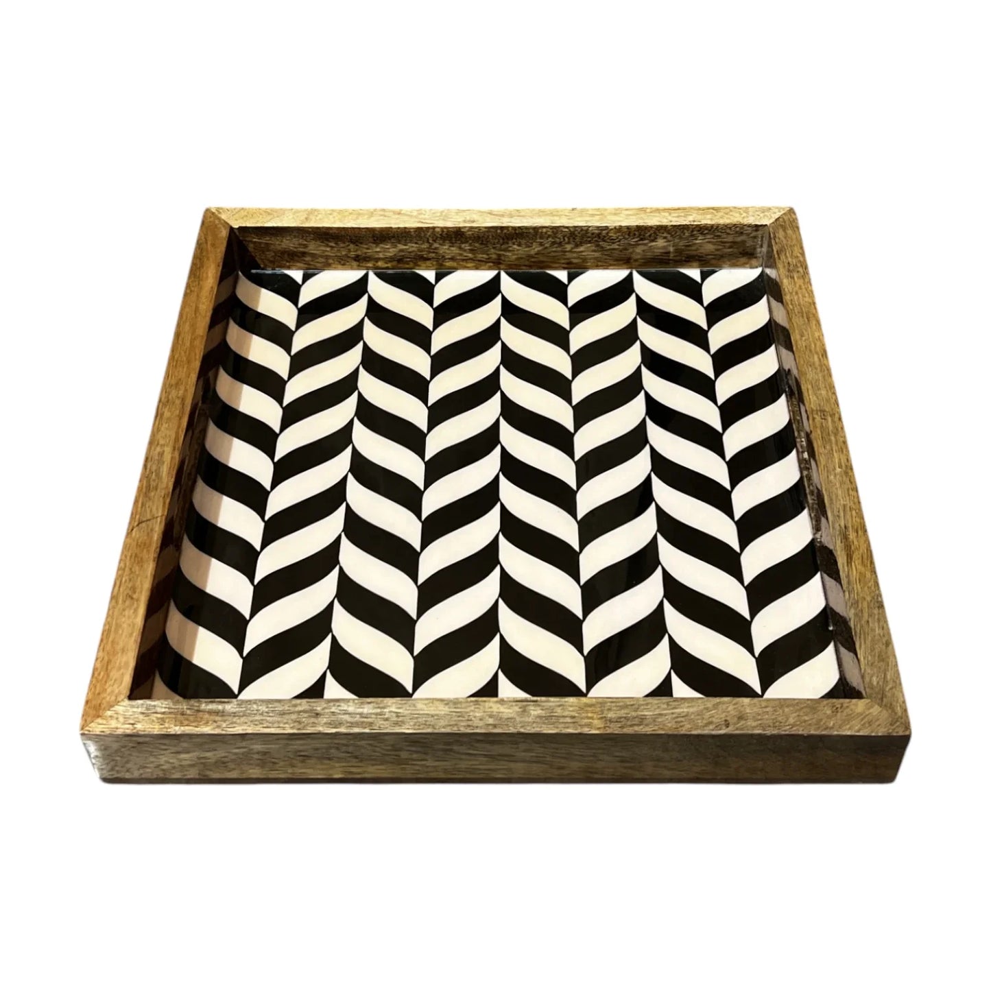 Wooden Tray, Epoxy Inlay, HWT-08