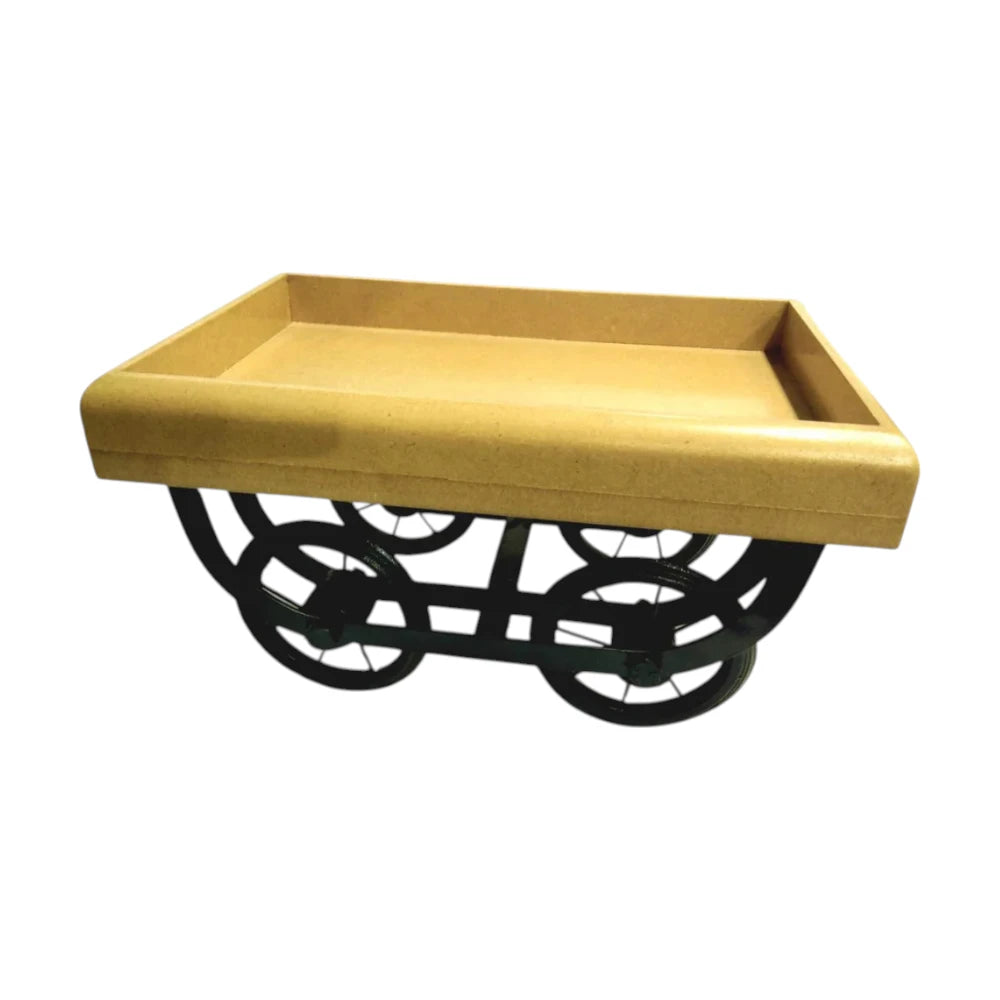 Wooden Cart Style Serving Tray | WHC-26