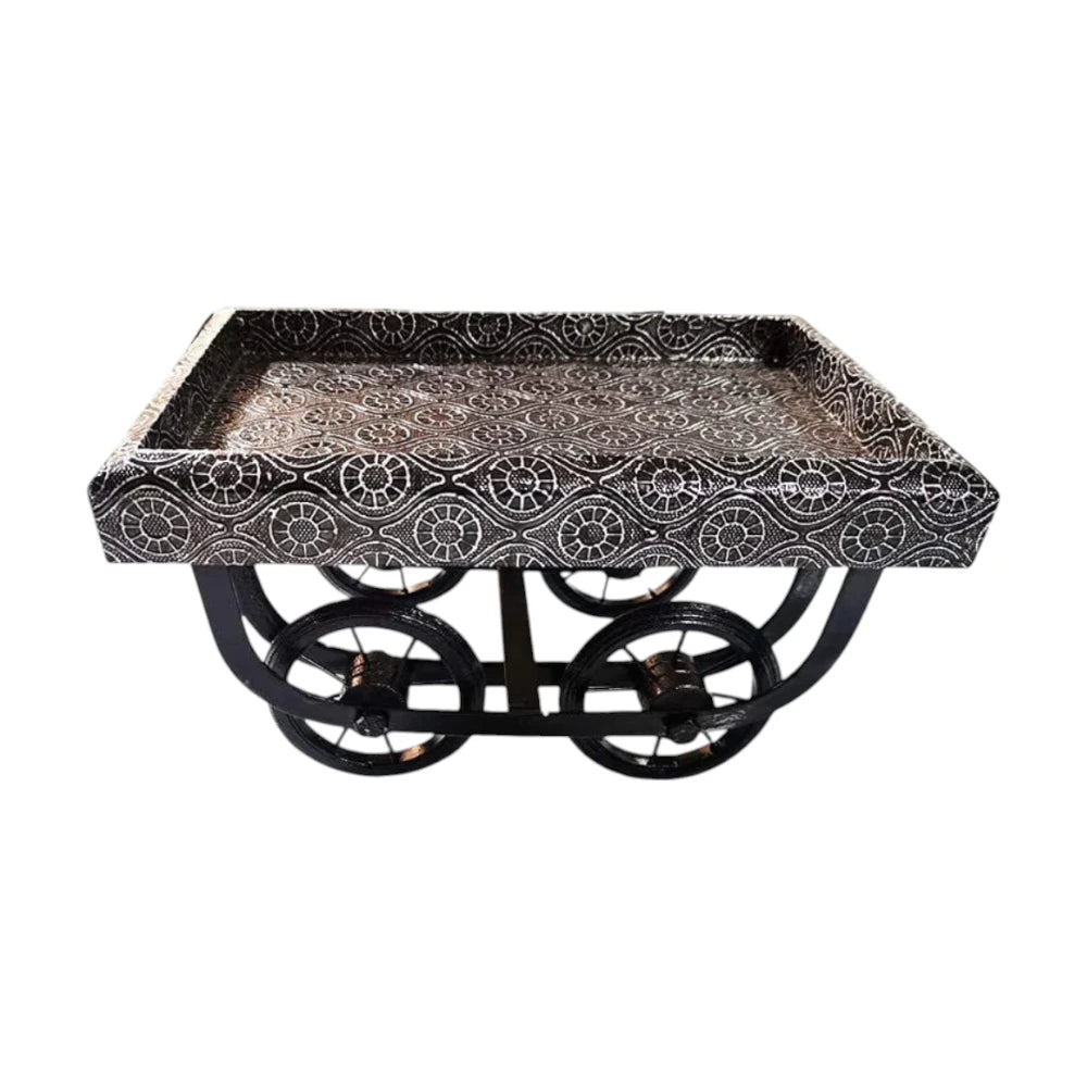 Wooden Cart Style Serving Tray | WHC-25