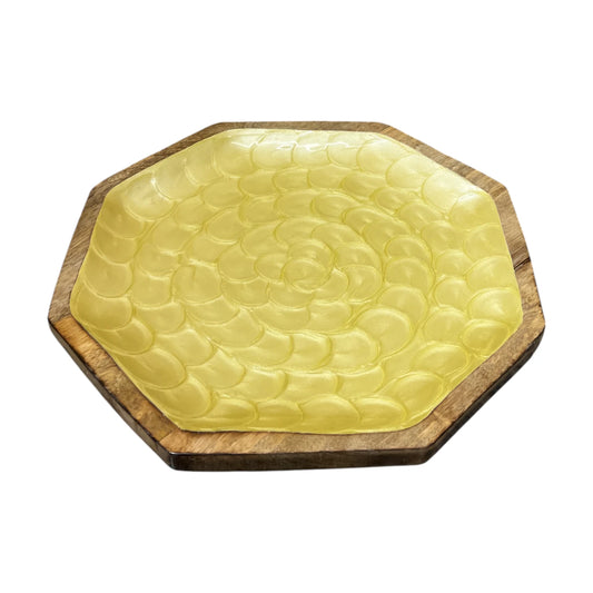 Wooden Serving Platter, Octagon  |  STO-02