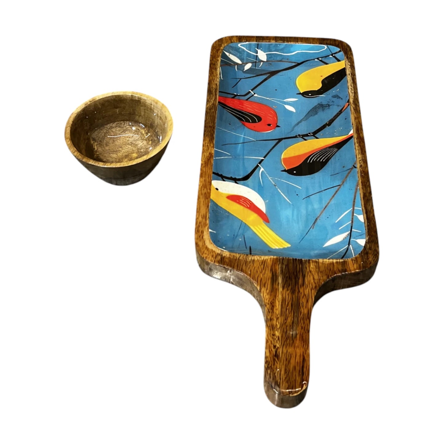 Wooden Serving Tray with Handle  |  STH-02