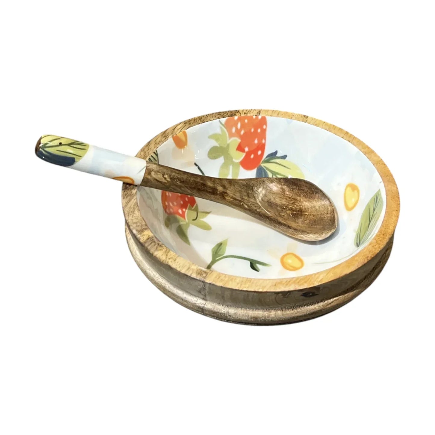 Handcrafted Salad Bowl 2 Pcs Set 7x3 inch