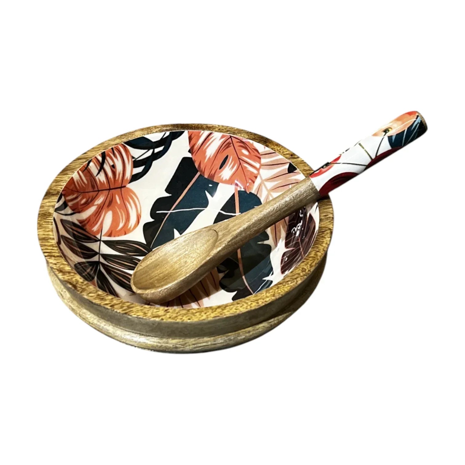 Handcrafted Salad Bowl 2 Pcs Set 7x3 inch