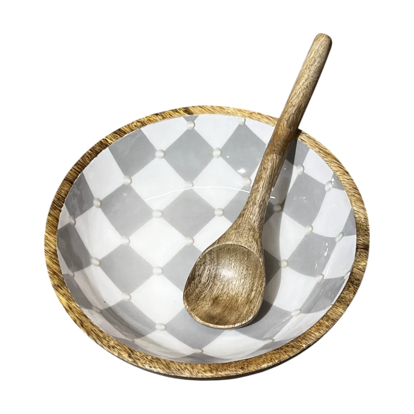 Handcrafted Salad Bowl 2 Pcs Set 10x4 inch