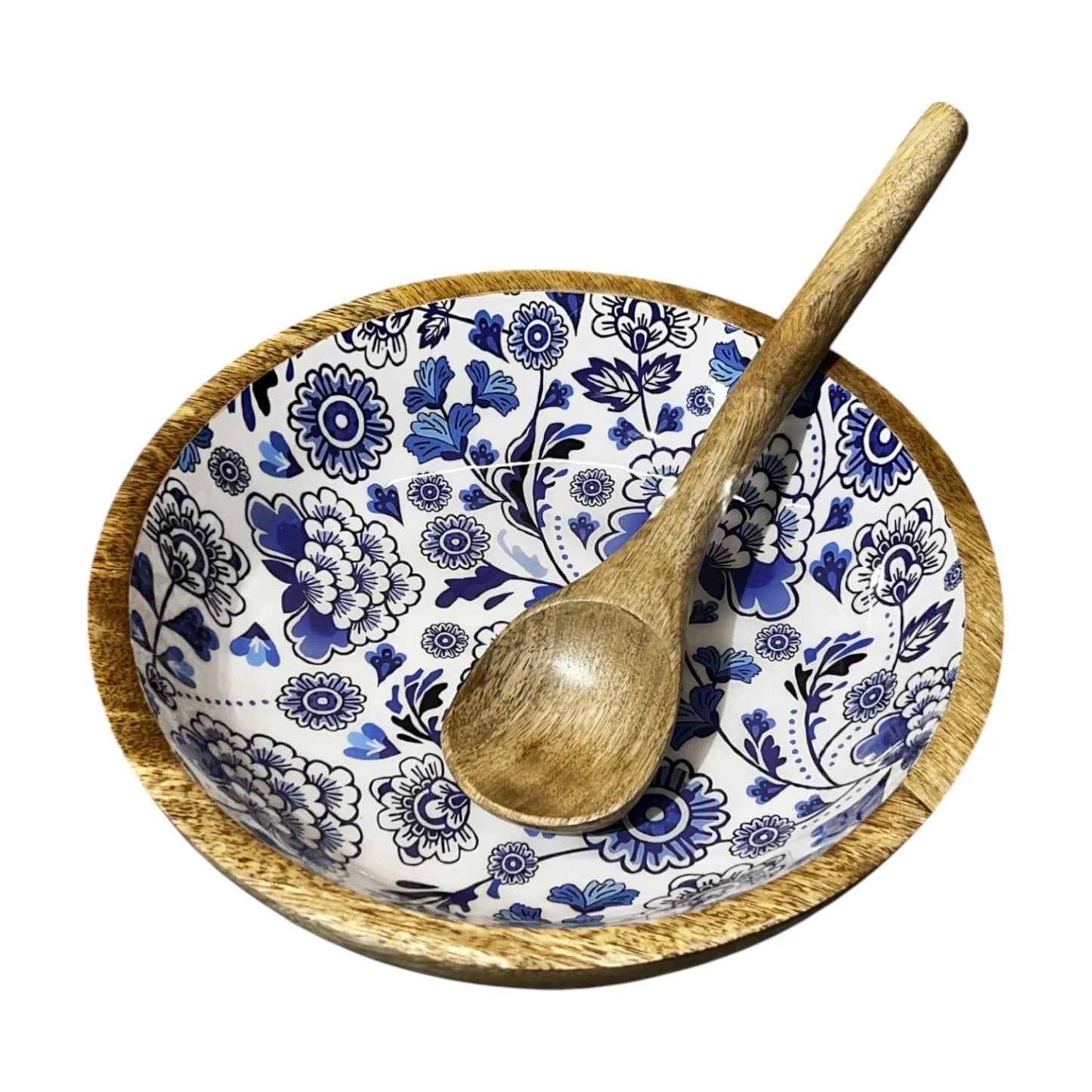 Handcrafted Salad Bowl 2 Pcs Set 10x4 inch