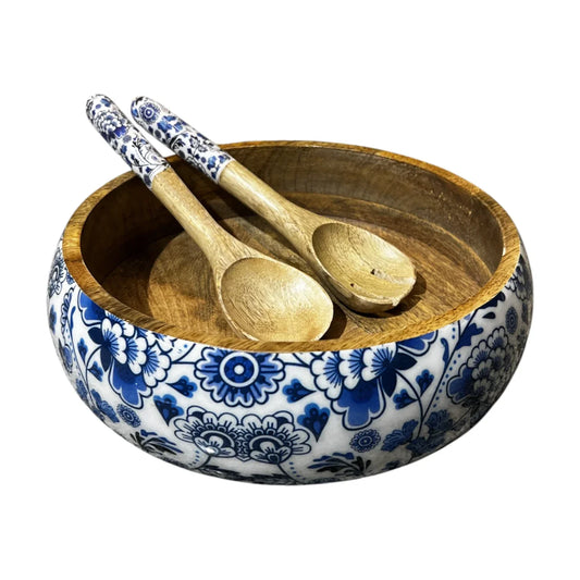 Handcrafted Salad Bowl 3 Pcs Set 10x3 inch