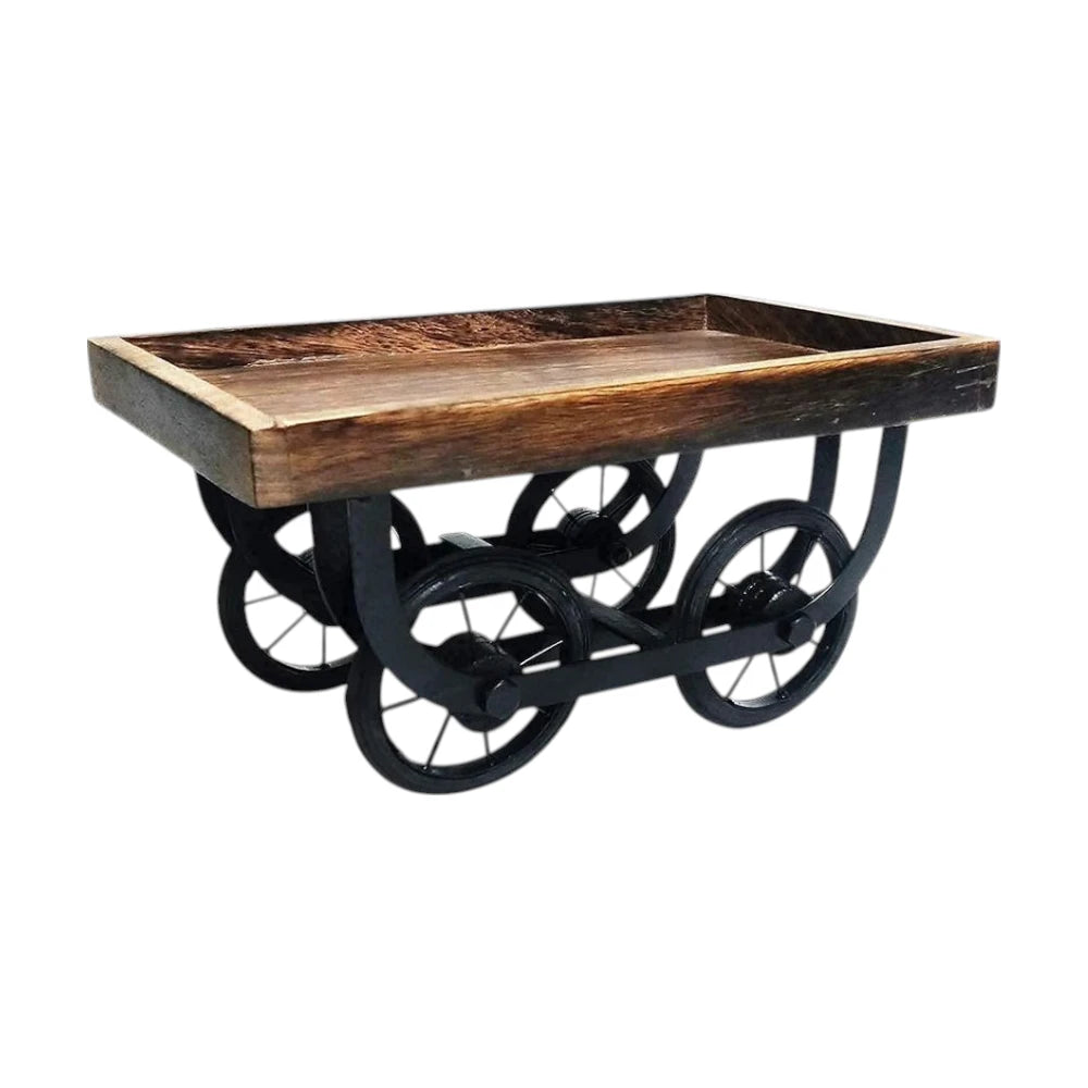 Wooden Cart Style Serving Tray | WHC-28
